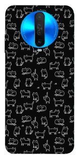 Чохол на Xiaomi Redmi K30 Black Cats фото 1 з 1