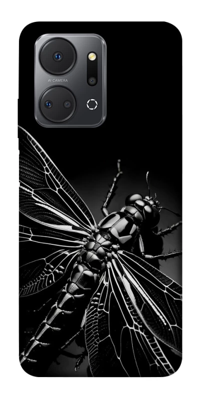 Чохол на Huawei Honor X7a Black dragonfly фото 1 з 1