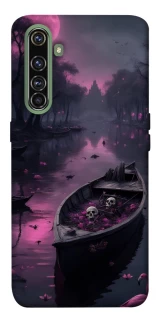 Чехол на Realme X50 Pro Boat and flamingo фото 1 из 1