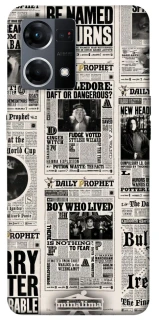 Чехол на Oppo Reno 7 4G Harry Potter newspaper фото 1 из 1