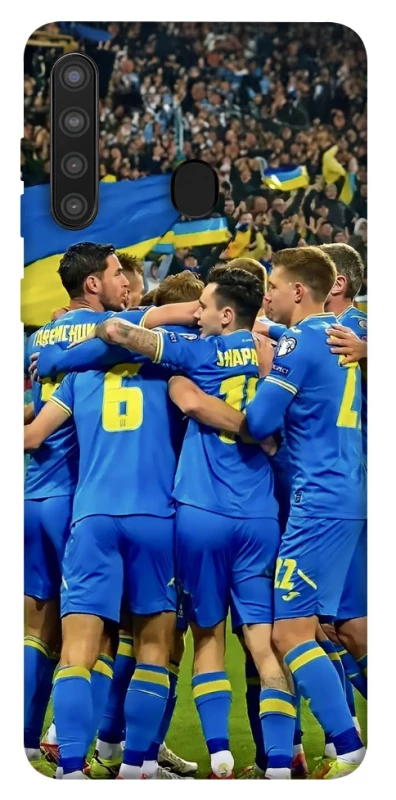 Чехол на Samsung Galaxy A21 Сборная Украины v3 фото 1 из 1