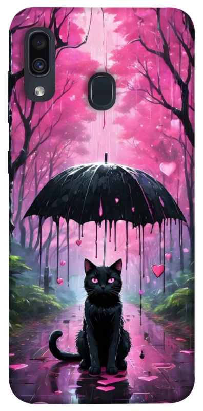 Чохол на Samsung Galaxy A20 / A30 Black cat фото 1 з 1