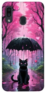 Чохол на Samsung Galaxy A20 / A30 Black cat фото 1 з 1