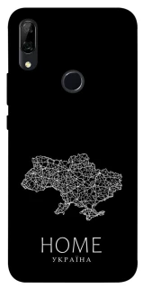Чохол на Huawei P Smart Z Ukraine black map фото 1 з 1