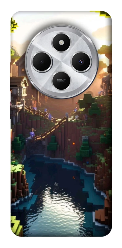 Чохол на Xiaomi Redmi 14C / Poco C75 Minecraft sunset фото 1 з 1