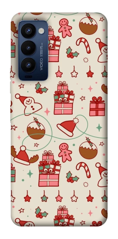 Чохол на TECNO Camon 18 Pro Новорічний v14 фото 1 з 1