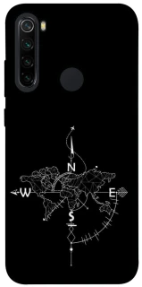 Чехол на Xiaomi Redmi Note 8 Travel Map фото 1 из 1