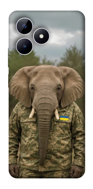 Чехол на Realme Note 50 5G Слон защитник фото 1 из 1