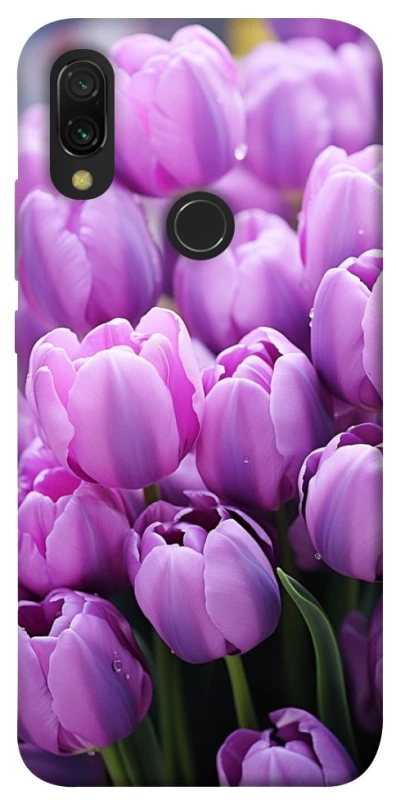 Чехол на Xiaomi Redmi 7 Фиолетовые тюльпаны фото 1 из 1