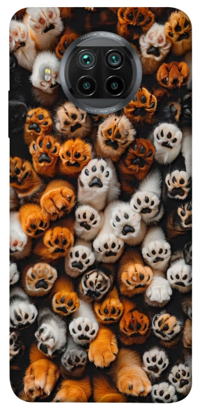 Чехол на Xiaomi Mi 10T Lite / Redmi Note 9 Pro 5G Сat paws фото 1 из 1