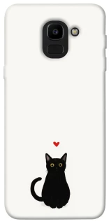 Чохол на Samsung J600F Galaxy J6 (2018) cat in love фото 1 Чохол на Samsung J600F Galaxy J6 (2018) cat in love фото 1 з 1