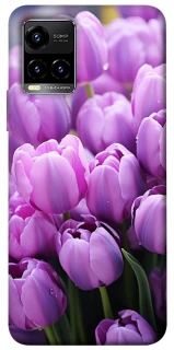 Чехол на Vivo Y21 / Y33s Фиолетовые тюльпаны фото 1 из 1