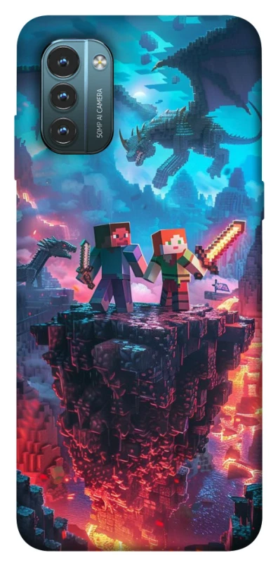 Чохол на Nokia G21 Minecraft v3 фото 1 з 1