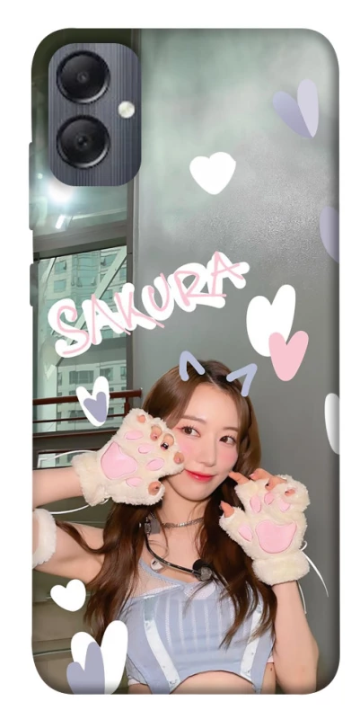 Чехол на Samsung Galaxy A05 Sakura - LE SSERAFIM фото 1 из 1