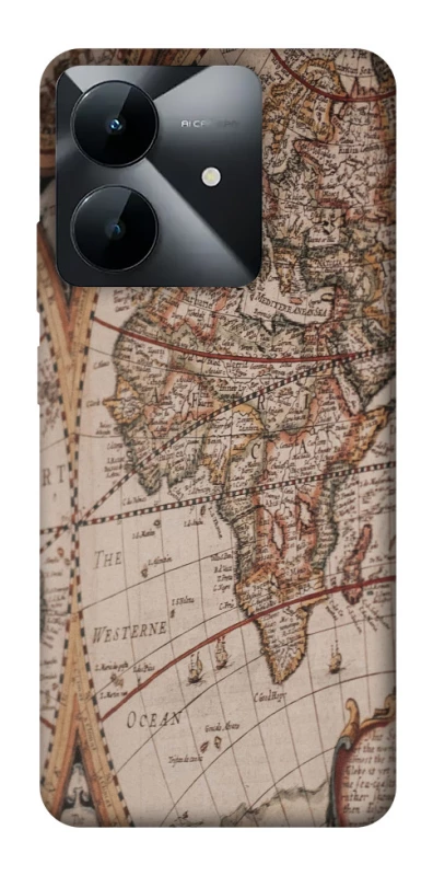 Чехол на Realme Note 60x Карта путешествий фото 1 из 1