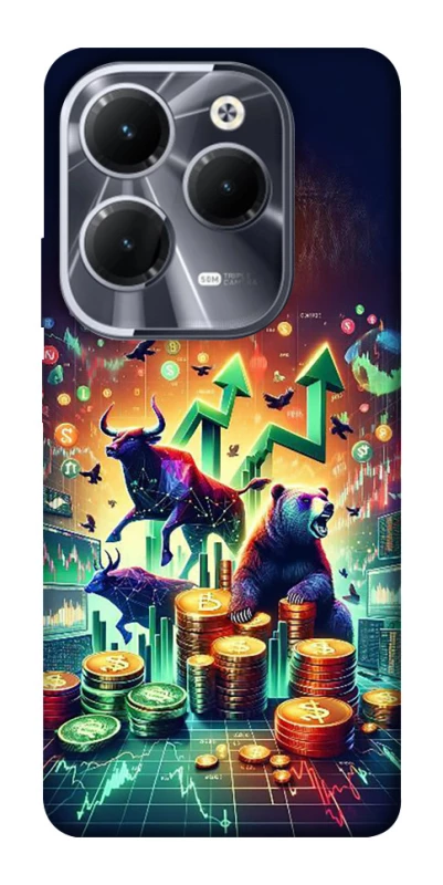 Чохол на Infinix Hot 40 Pro Crypto market фото 1 з 1