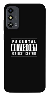 Чохол на ZTE Blade A53 Parental Advisory Label фото 1 з 1