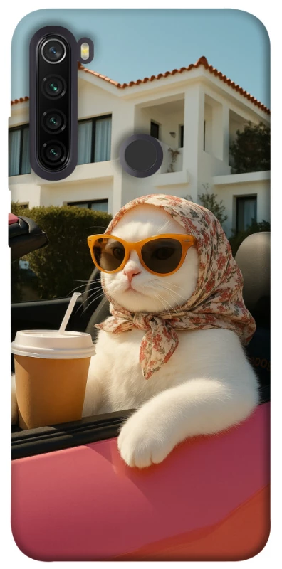 Чохол на Xiaomi Redmi Note 8T Stylish Cat Cruise фото 1 з 1