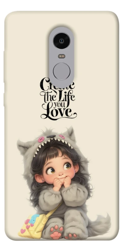 Чохол на Xiaomi Redmi Note 4X / Note 4 (Snapdragon) Create the life you love фото 1 з 1