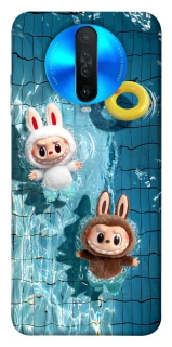 Чохол на Xiaomi Redmi K30 Labubu in the pool фото 1 з 1