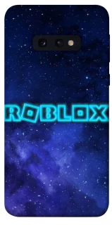 Чохол на Samsung Galaxy S10e Roblox Space Logo Blue фото 1 з 1