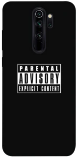 Чохол на Xiaomi Redmi Note 8 Pro Parental Advisory Label фото 1 з 1