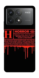 Чохол на Xiaomi Poco F6 Pro Horror Halloween фото 1 з 1