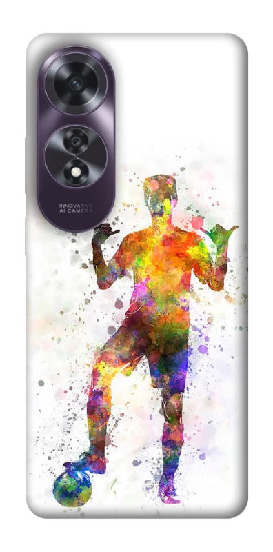 Чохол на Oppo A60 Football Player v3 фото 1 з 1