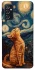 Чехол на Samsung Galaxy M52 van gogh cat фото 1 из 1