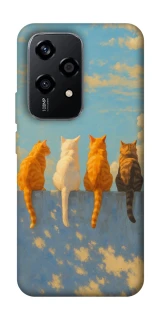 Чохол на Honor 200 Lite cats on wall фото 1 з 1