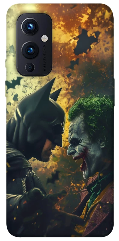 Чехол на OnePlus 9 Batman and the Joker фото 1 из 1