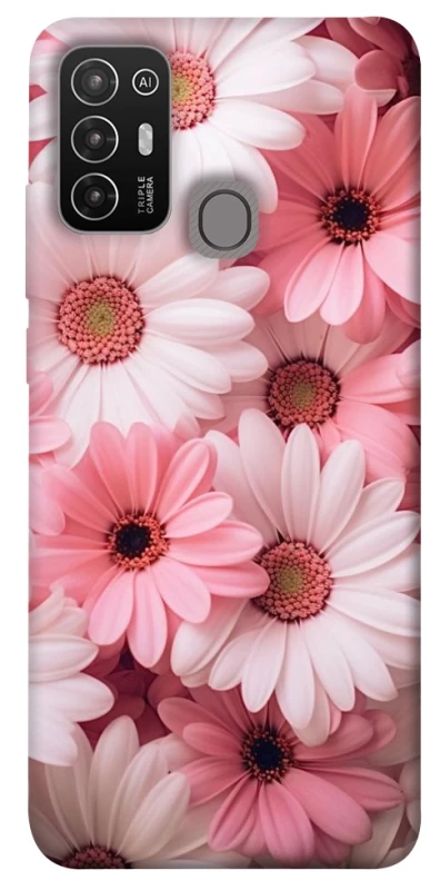 Чохол на ZTE Blade A52 Рожеві Квіти v2 фото 1 з 1