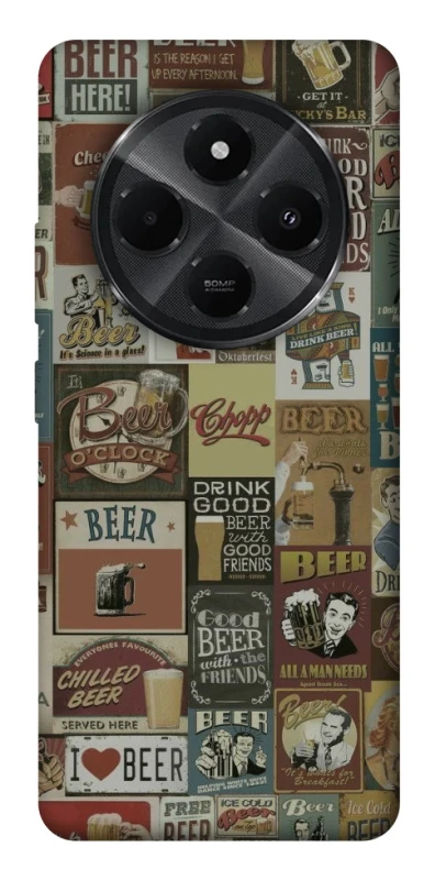 Чехол на Xiaomi Poco C75 Retro collage ver.1 фото 1 из 1