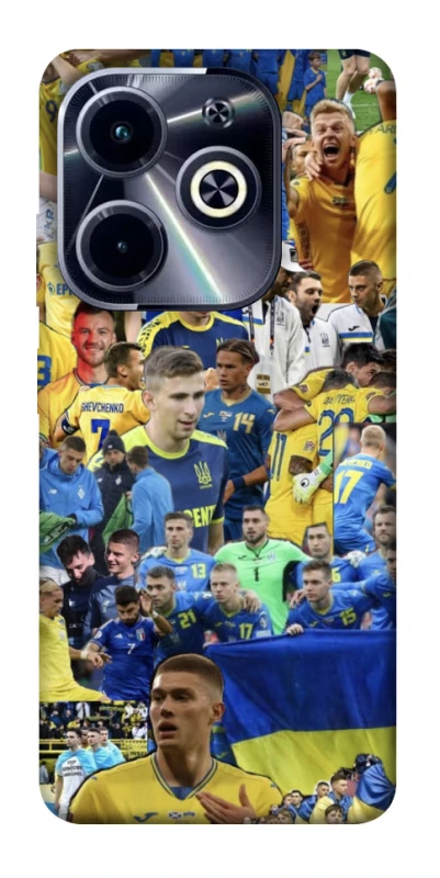 Чохол на Infinix Hot 40i UA-Football ver.6 фото 1 з 1
