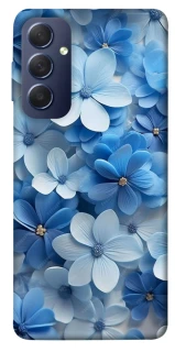 Чехол на Samsung Galaxy M54 5G Синие цветы фото 1 из 1