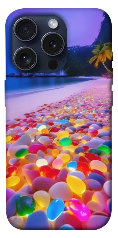 Чохол на Apple iPhone 15 Pro (6.1") Каміння світиться на березі фото 1 з 1