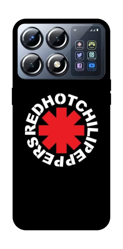 Чохол на Xiaomi POCO X8 Pro Red Hot Chili Peppers logo фото 1 з 1