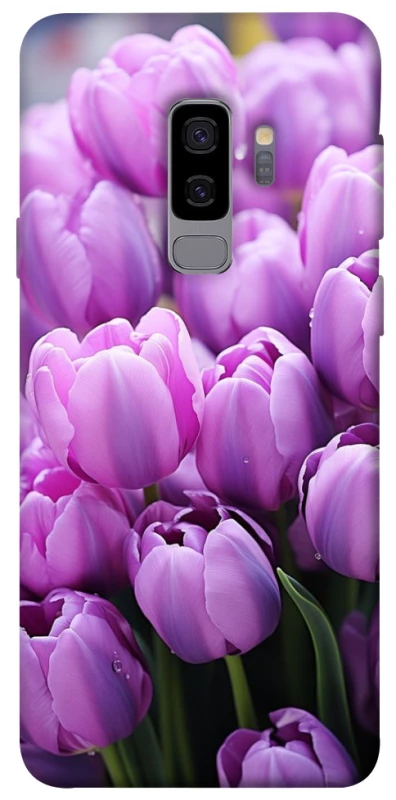 Чехол на Samsung Galaxy S9+ Фиолетовые тюльпаны фото 1 из 1