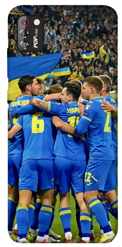Чехол на TECNO POP 4 Pro Сборная Украины v3 фото 1 из 1