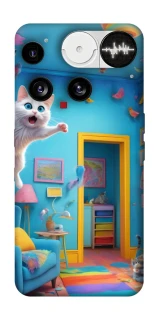 Чохол на Nothing Phone (3) crazy cat фото 1 з 1