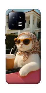 Чехол на Xiaomi 13 Stylish Cat Cruise фото 1 Чехол на Xiaomi 13 Stylish Cat Cruise фото 1 из 1