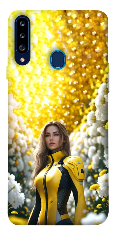 Чохол на Samsung Galaxy A20s Cyber space girl ver.2 фото 1 з 1
