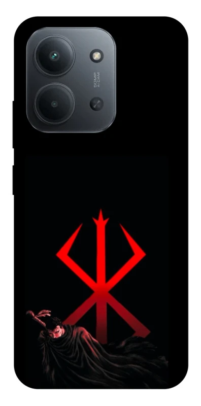 Чохол на Xiaomi Redmi 15C (EU) Berserk Red Logo фото 1 з 1