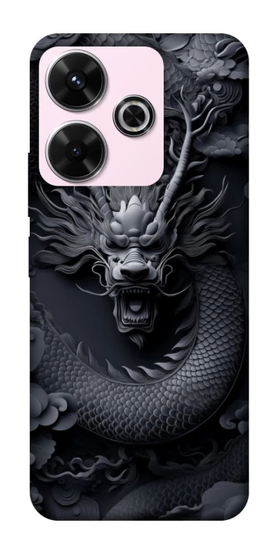 Чохол на Xiaomi Redmi 13 4G black dragon фото 1 з 1