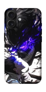 Чехол на Apple iPhone 16 Black soul anime фото 1 из 1