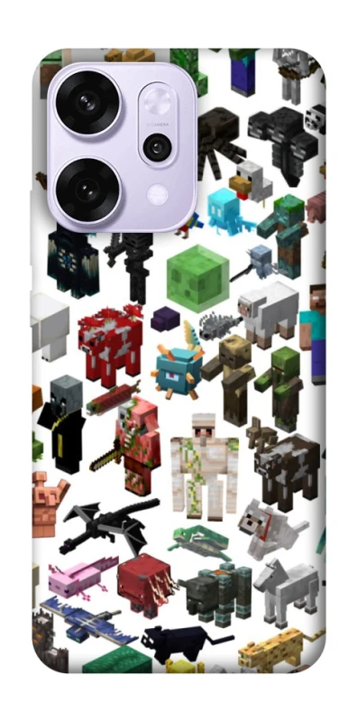 Чохол на Oppo Reno 14 Pro Minecraft v4 фото 1 з 1