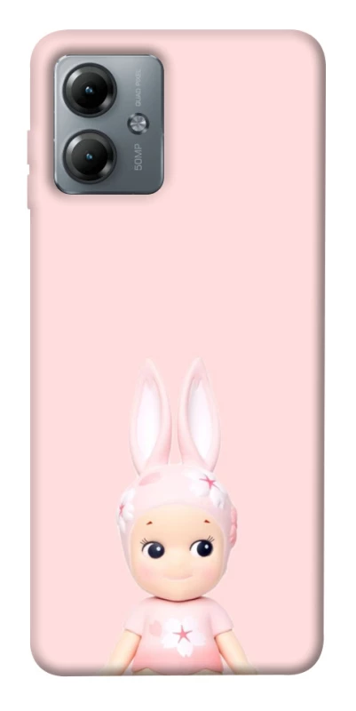 Чохол на Motorola Moto G14 Sakura Bunny Solo фото 1 з 1