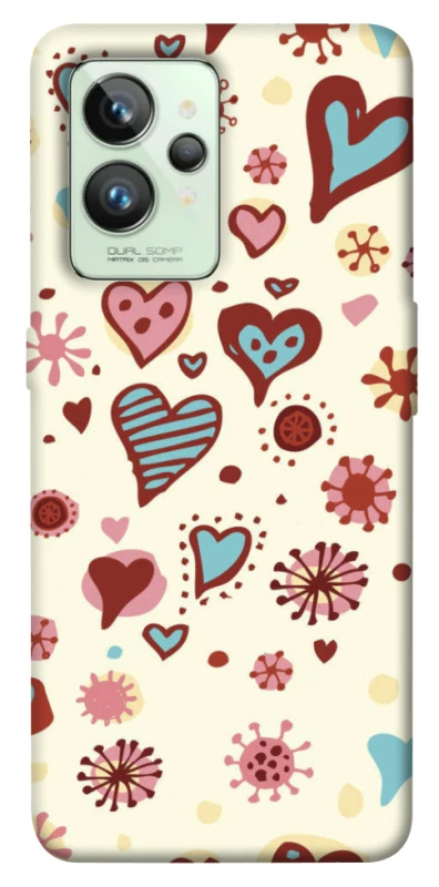 Чохол на Realme GT2 Pretty hearts фото 1 з 1
