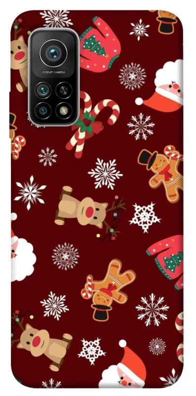 Чехол на Xiaomi Mi 10T Новогодний v6 фото 1 из 1