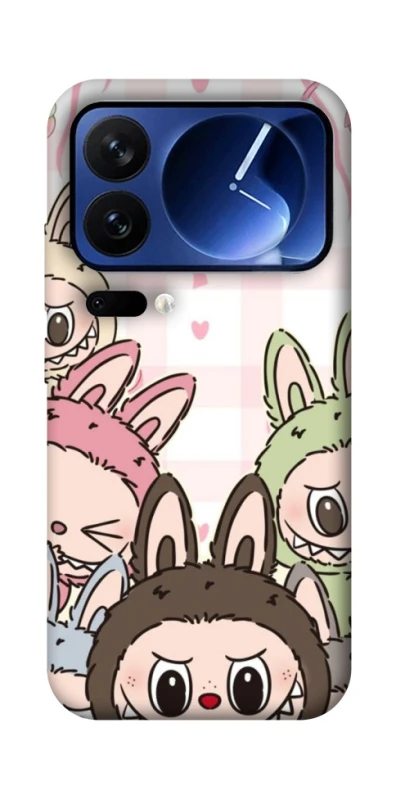 Чохол на Xiaomi Poco F7 Ultra All Labubu 2 фото 1 з 1